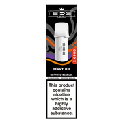 SKE Crystal Bar 600 Pro Prefilled Pods in Berry Ice flavor – sleek vape device with up to 600 puffs.